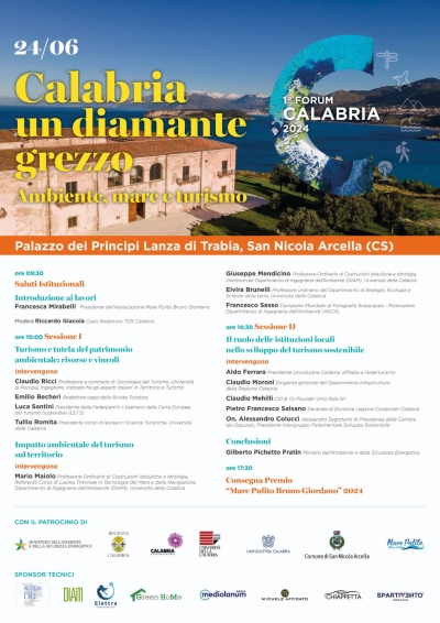 SAN NICOLA ARCELLA. Si terrà a San Nicola Arcella, nel Palazzo del Principe, per l’intera giornata del 24 giugno prossimo, il convegno dal titolo 