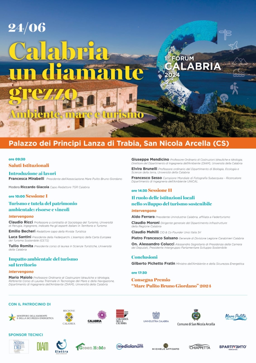 SAN NICOLA ARCELLA. Si terrà a San Nicola Arcella, nel Palazzo del Principe, per l’intera giornata del 24 giugno prossimo, il convegno dal titolo 