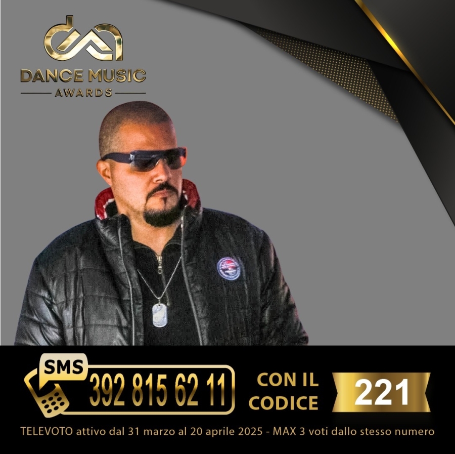 Gabry Sangineto è ufficialmente tra i 10 Migliori House Dj Producer d'Italia ai prestigiosi Dance Music Awards 2025!